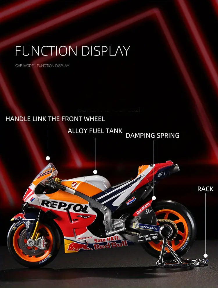 Maisto 1:18 Scale Repsol for HONDA Team Marc Marquez #93 & Pol Espargaro #44