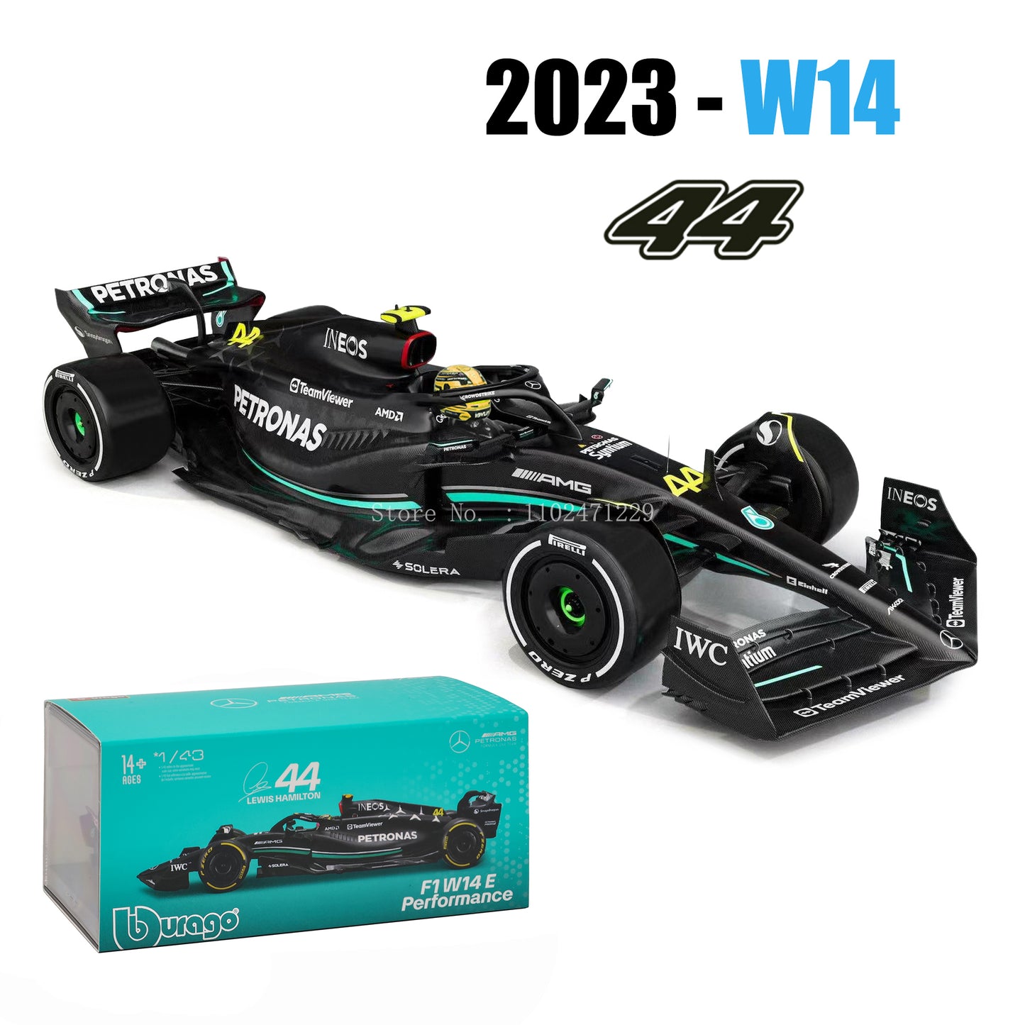 PREMIUM Bburago 1:43 F1 Diecast Model