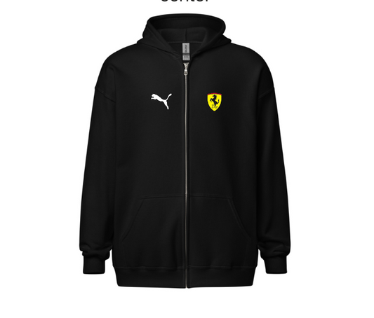 Ferrari Puma Zipper Hoodie – Classic Racing Style