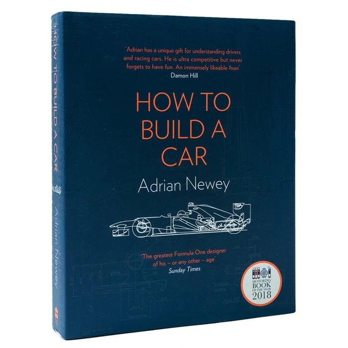 Adrian Newey "HOW TO BUILD A CAR." Hard Cover Book